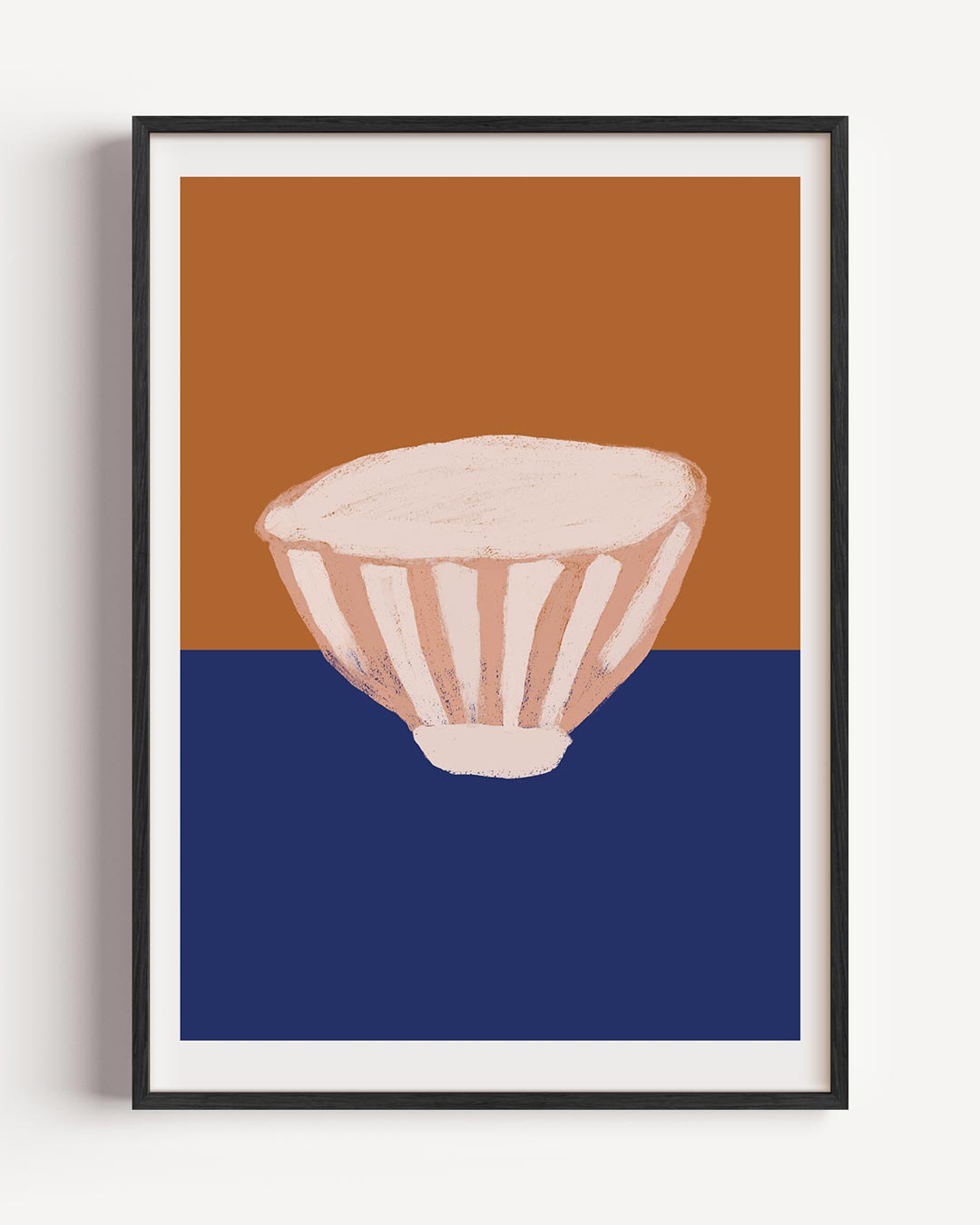 Creatieve Kom in Abstracte Kleuren – keuken portret poster als wanddecoratie