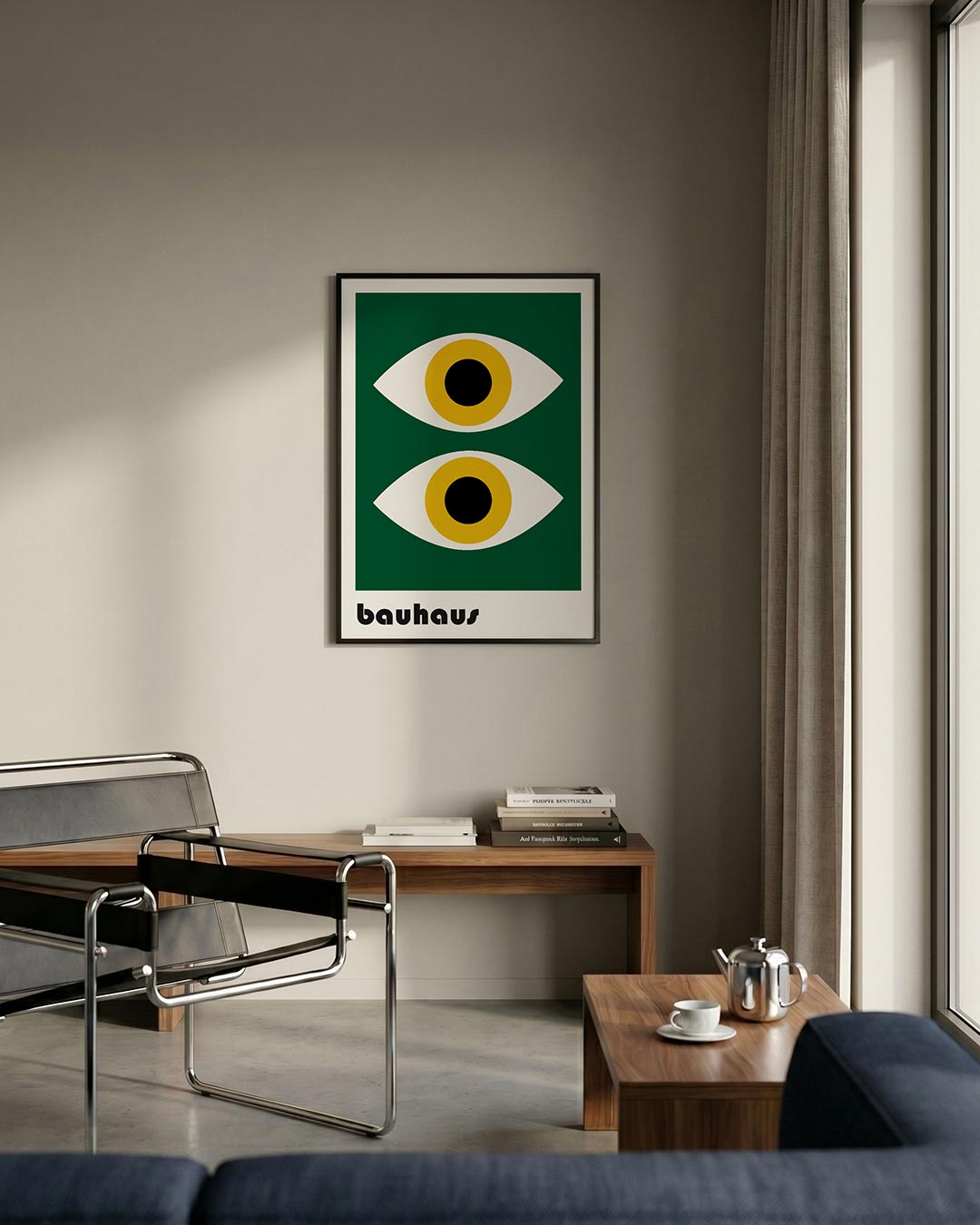  – geometrische poster in Bauhaus-stijl van WallArtistic