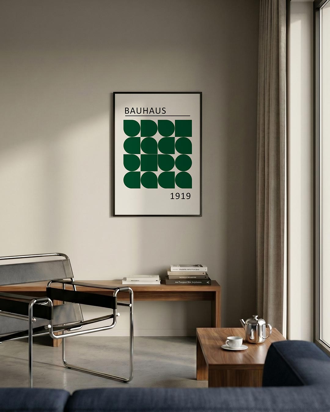  – geometrische poster in Bauhaus-stijl van WallArtistic