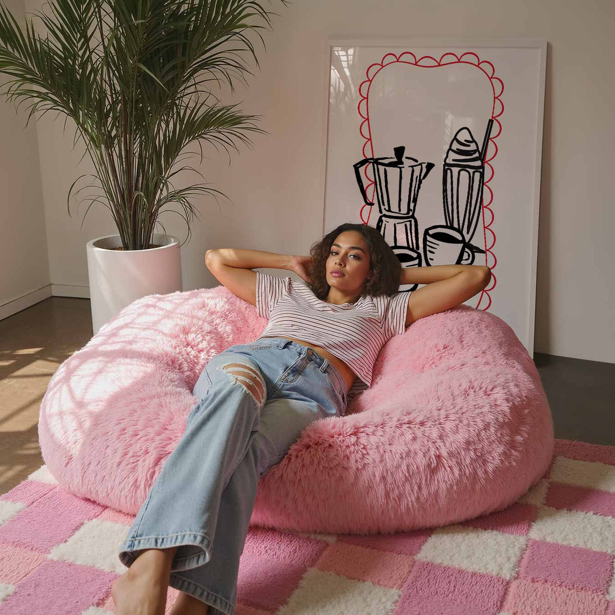 Stijlvolle Koffie Illustratie – culinaire wandkunst als portret poster