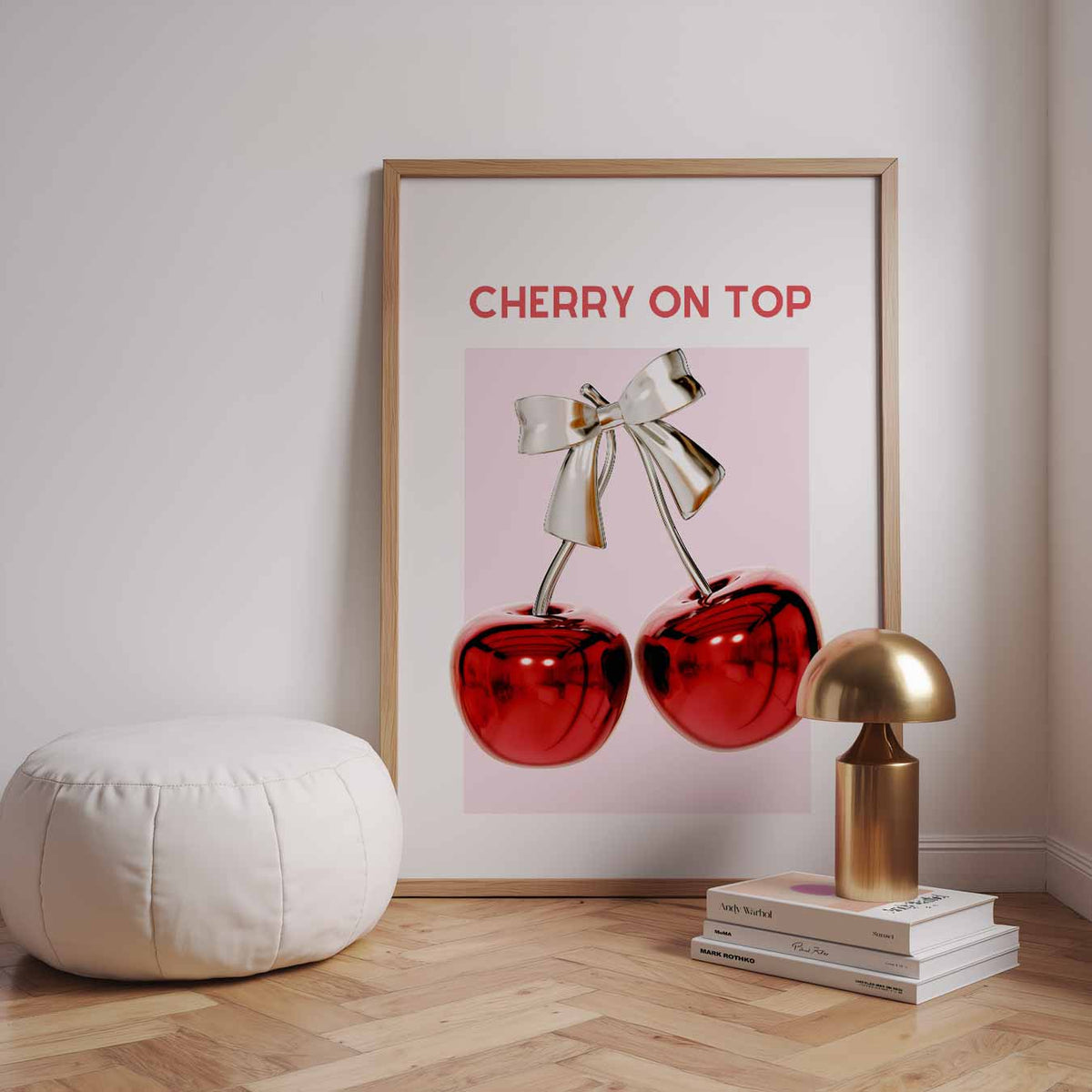 Cherry on Top – staande zomer wanddecoratie van WallArtistic