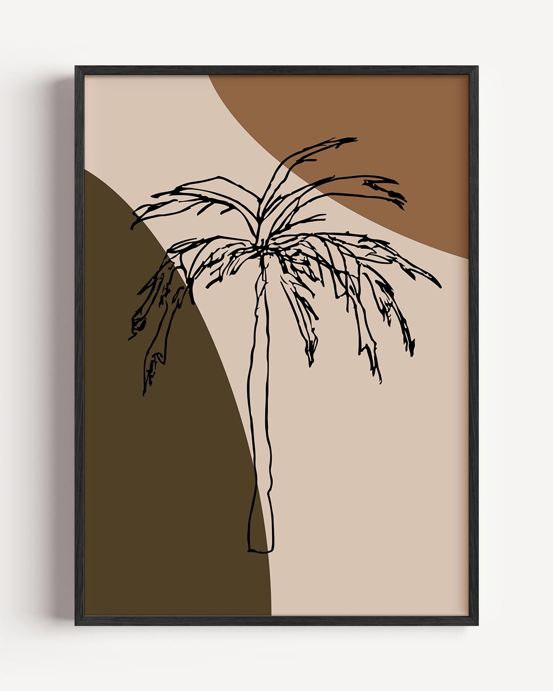 Tropische Palm Botanische – zomer portret poster als wanddecoratie