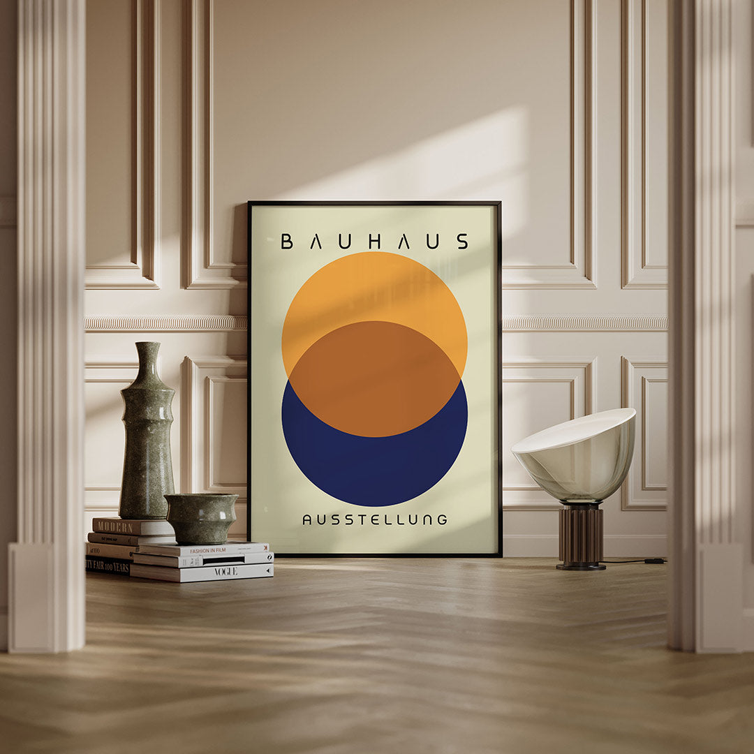 Vorm en balans – moderne Bauhaus wandkunst als poster