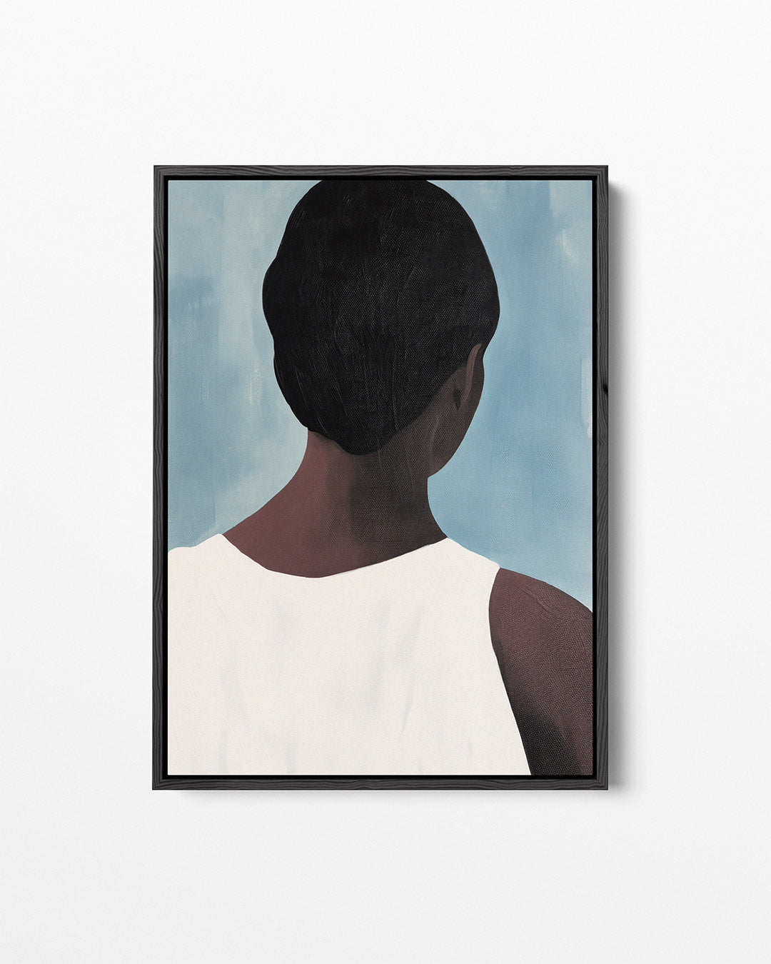 Stille rugaanzicht – staand wanddecoratie kunstwerk