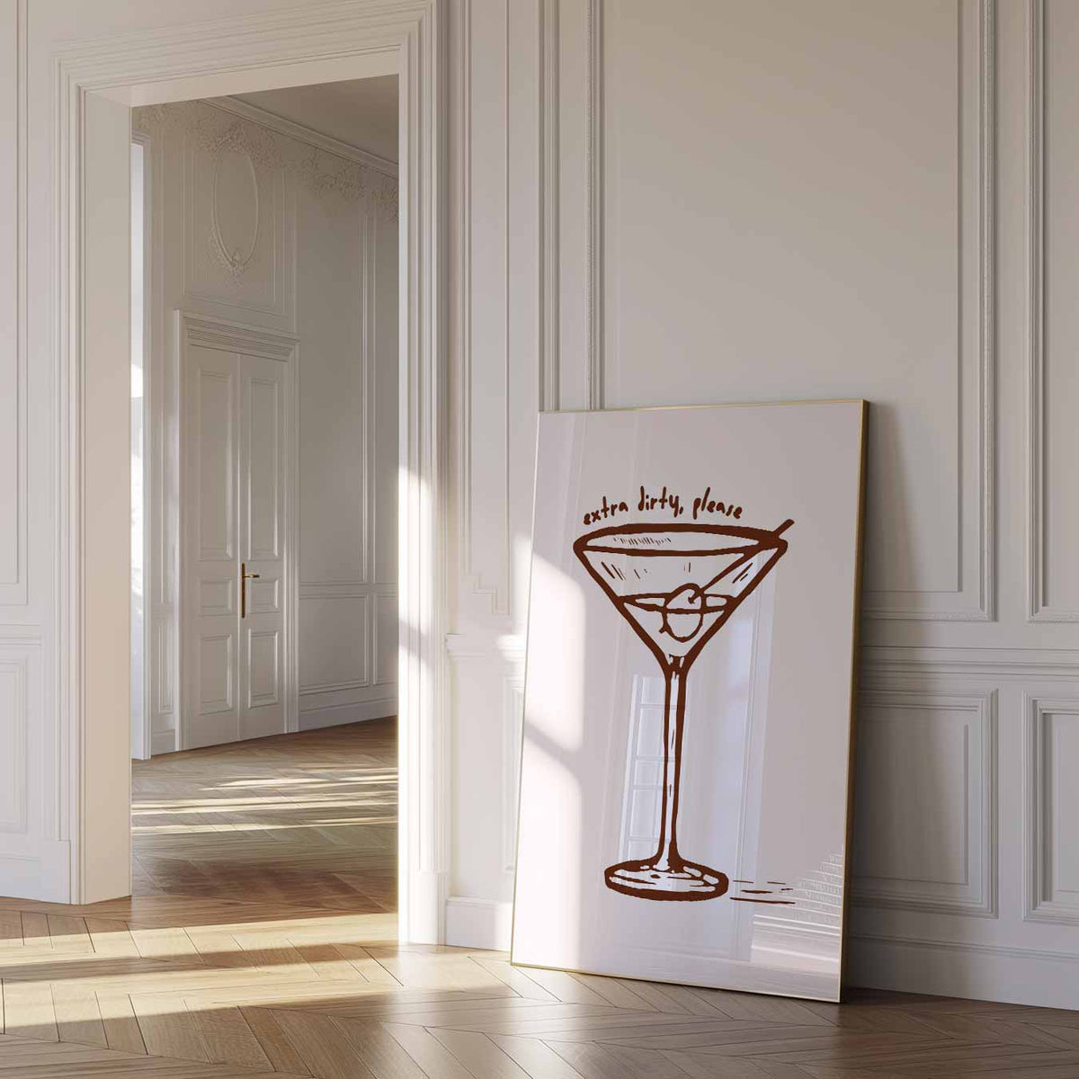 Cocktail Chic – zomer poster als frisse staande wanddecoratie