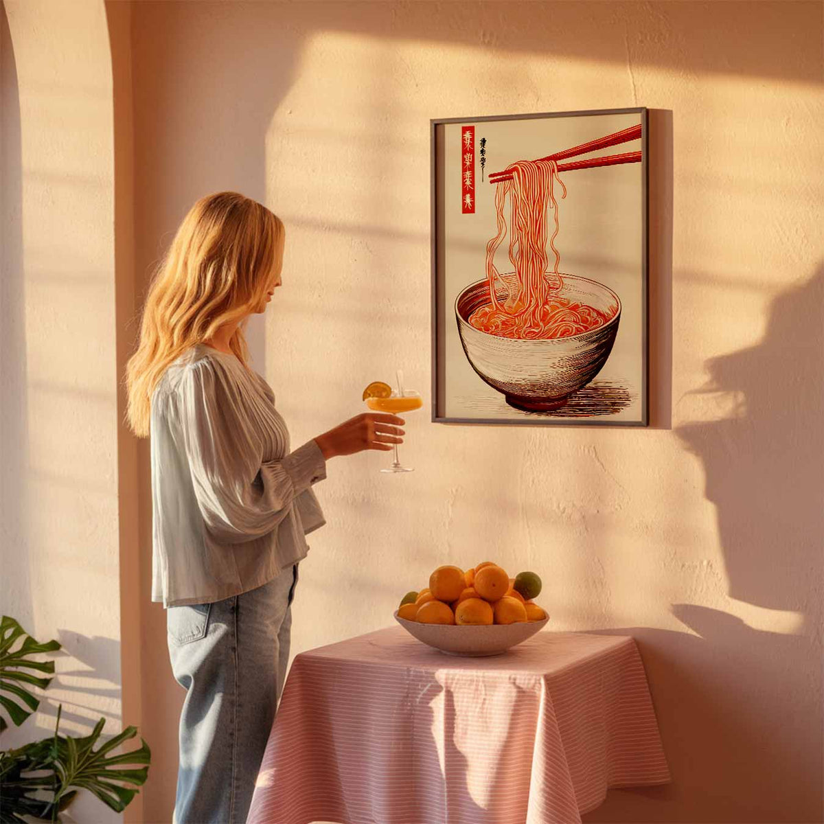 Aziatische Ramen Inspiratieposter – keuken poster als sfeervolle staande wanddecoratie