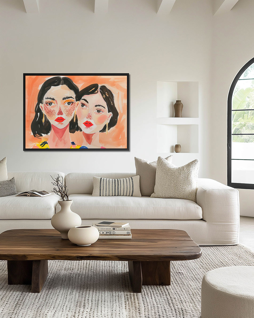 Expressieve portretten – wanddecoratie in interieur