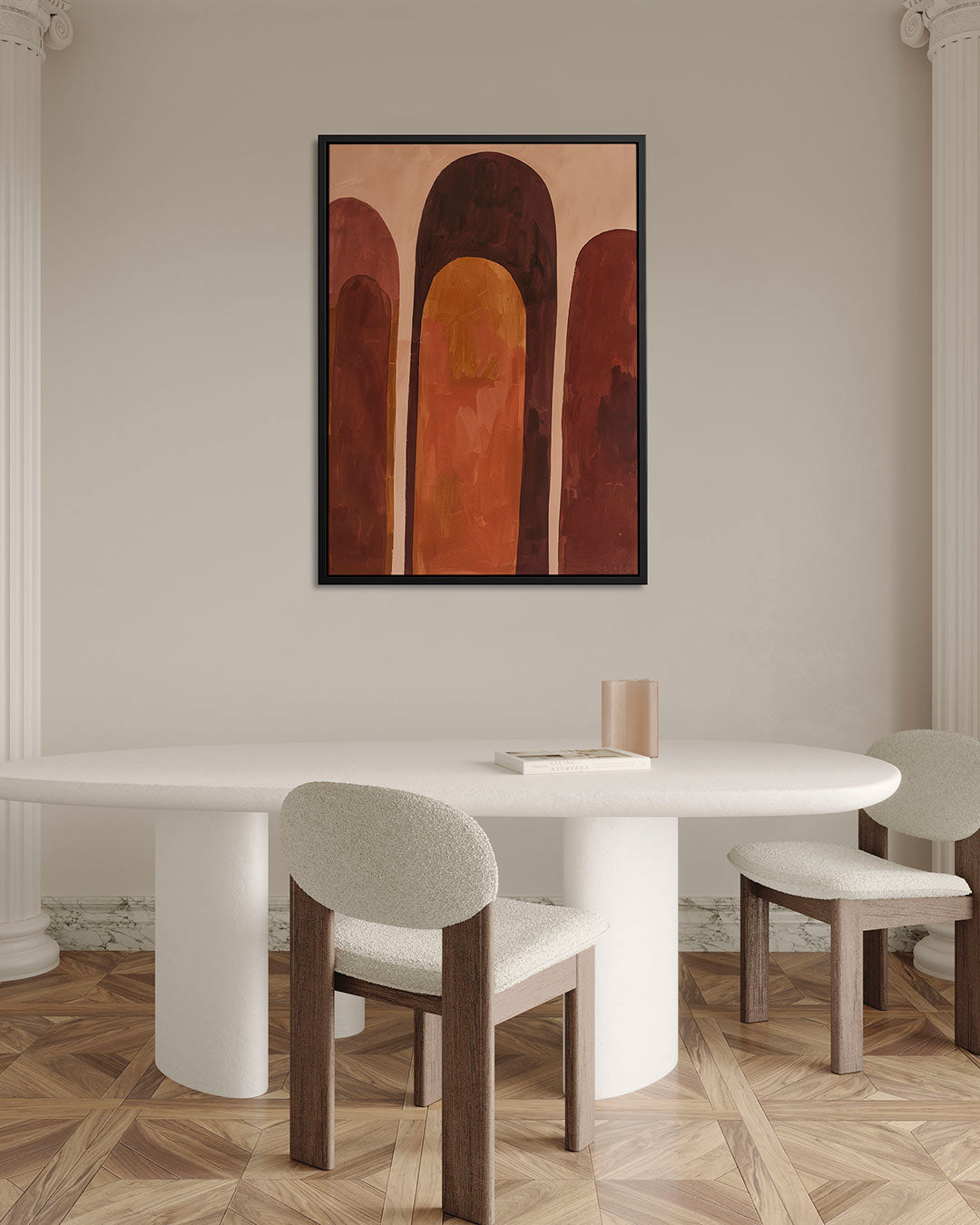 Organische vormen compositie – Organische – alternatieve weergave van het kunstwerk