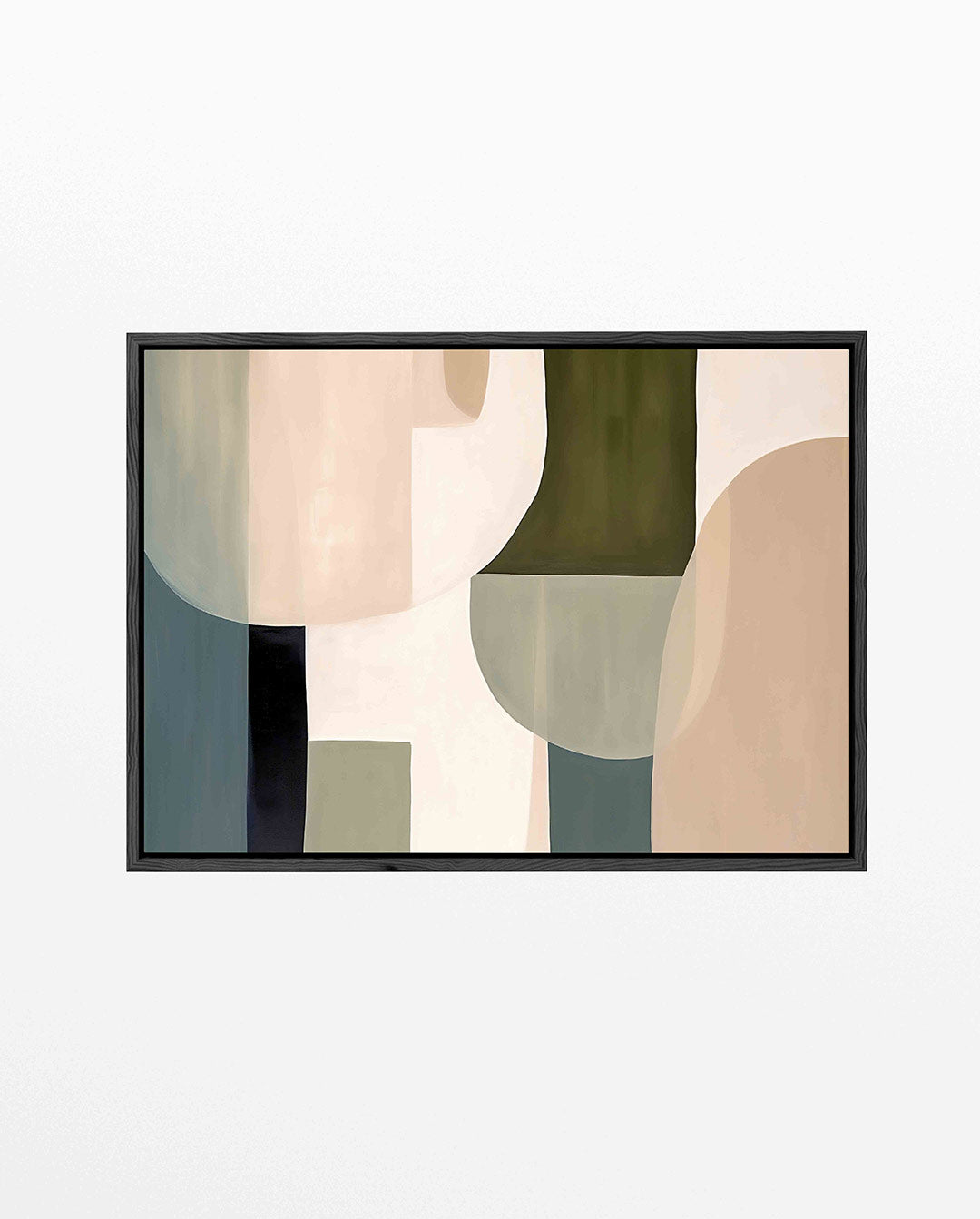 Compositie van vormen – liggend abstract kunstwerk