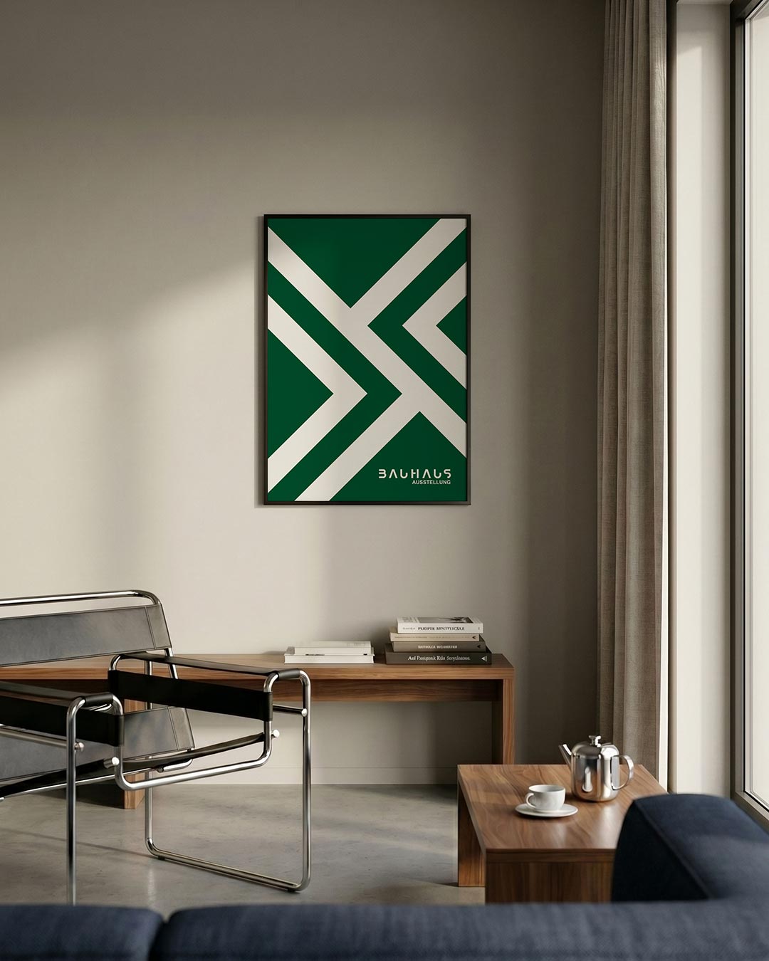  – geometrische poster in Bauhaus-stijl van WallArtistic