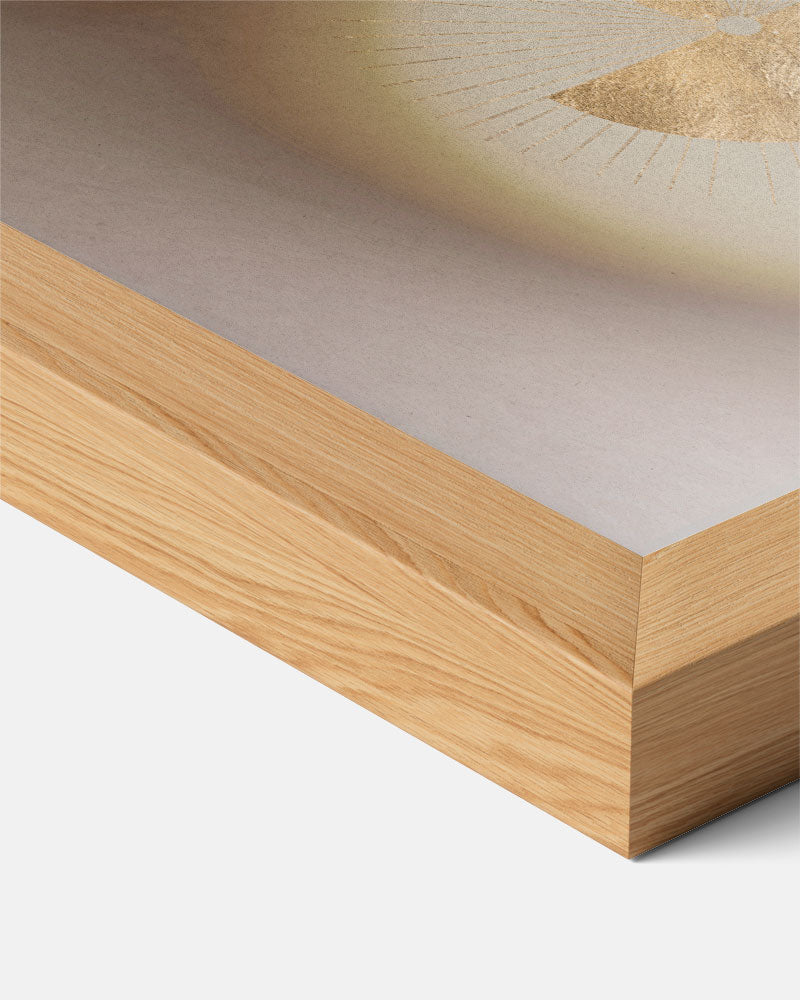 Mystieke Goud Textuur – abstracte textuur poster in staand formaat