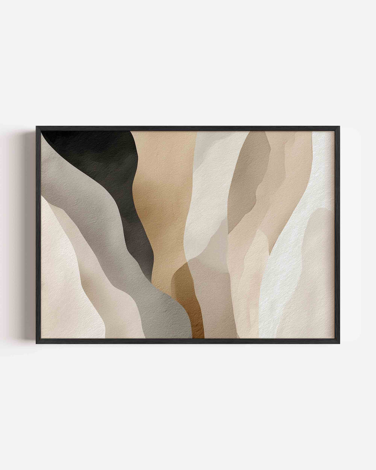Abstracte vormen – abstracte landscape poster als wanddecoratie