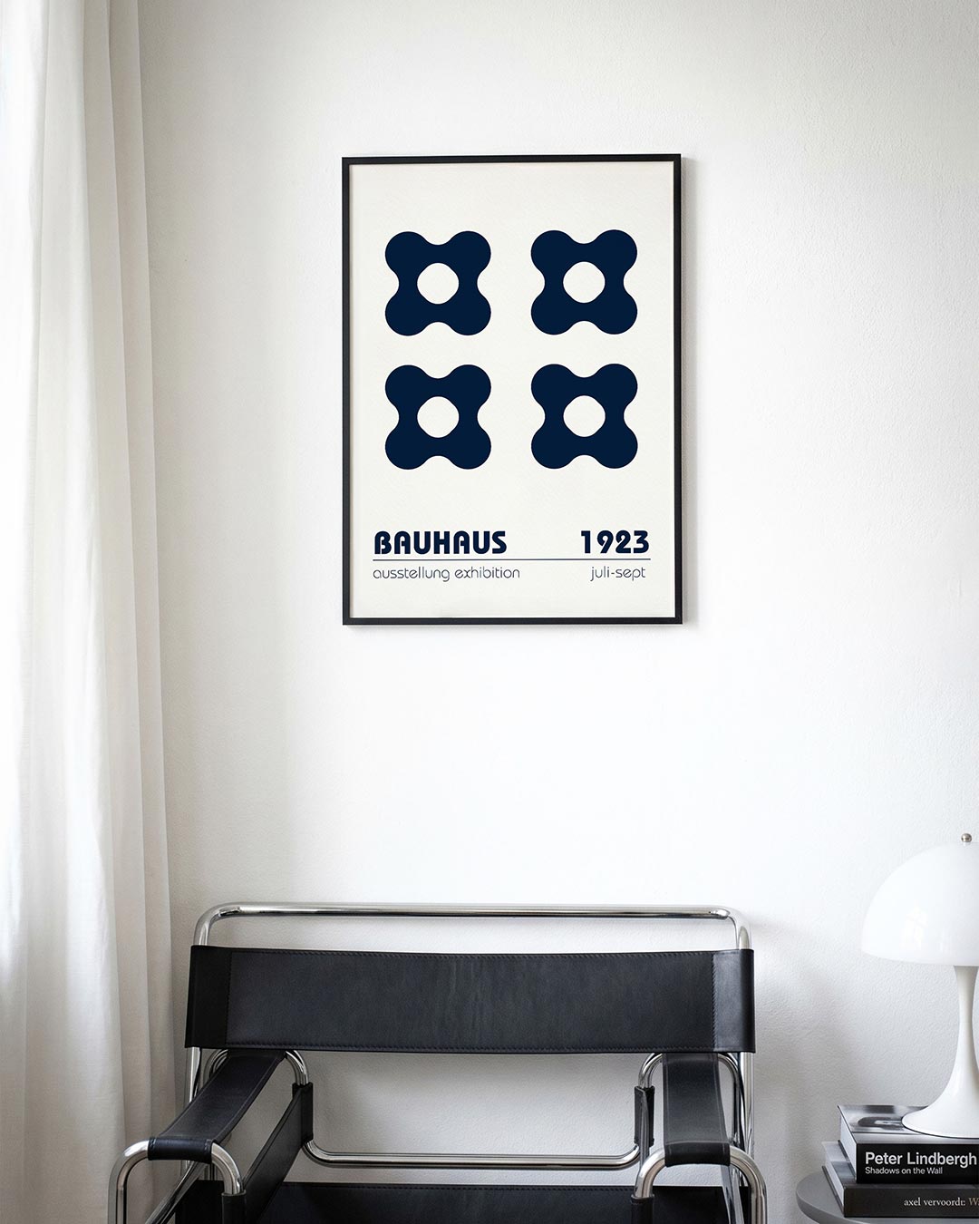 Vormritme en balans – moderne Bauhaus wandkunst als poster