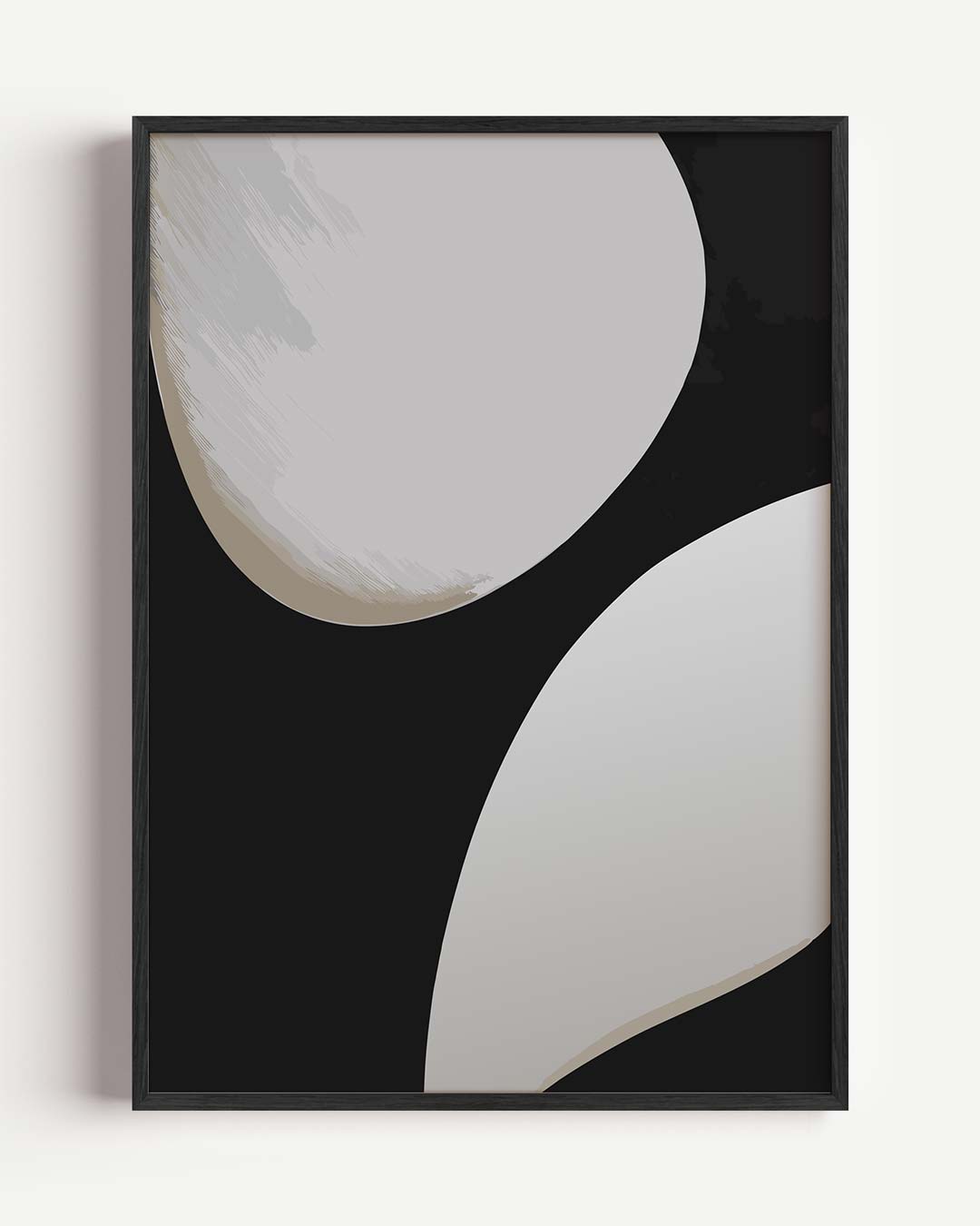 Stijlvolle Abstracte Vormen – kleurrijke abstracte portret poster als wanddecoratie