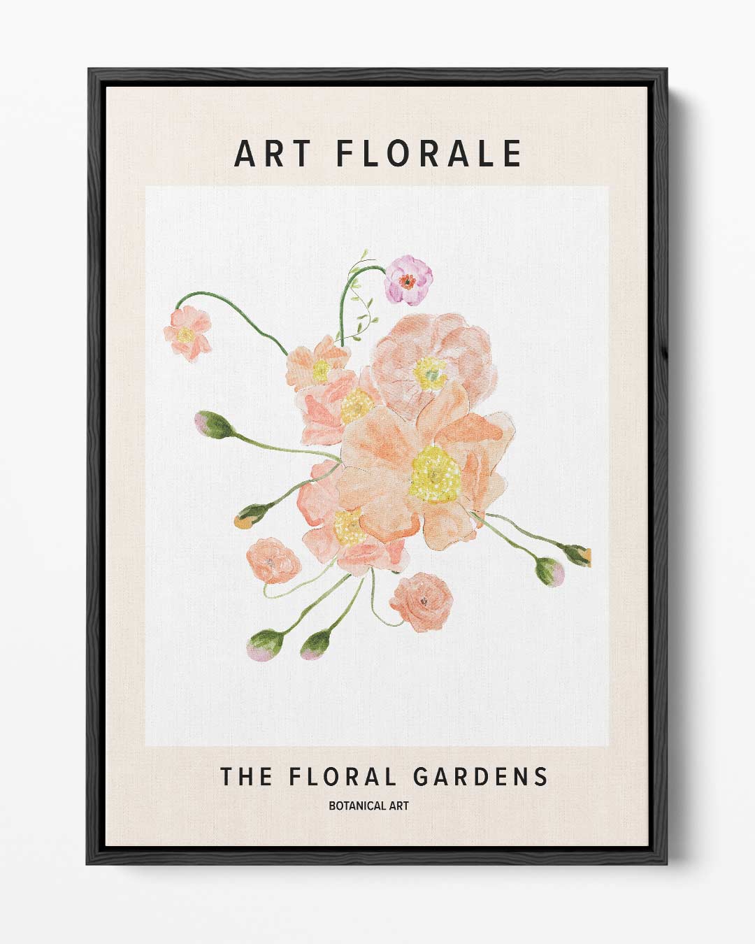 Bloeiende Tuinen Botanische Kunst – portret kunstwerk als wanddecoratie