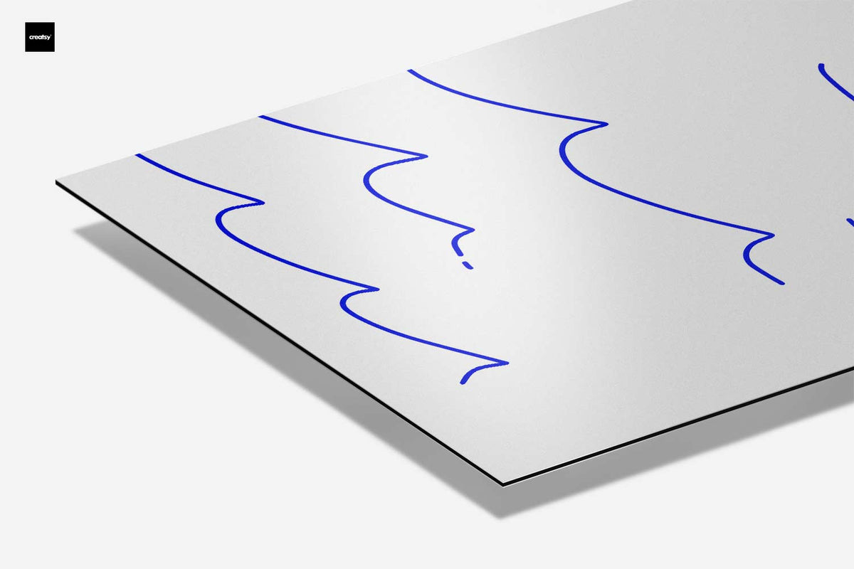 Blauwe Golven – canvas kunstwerk als wanddecoratie