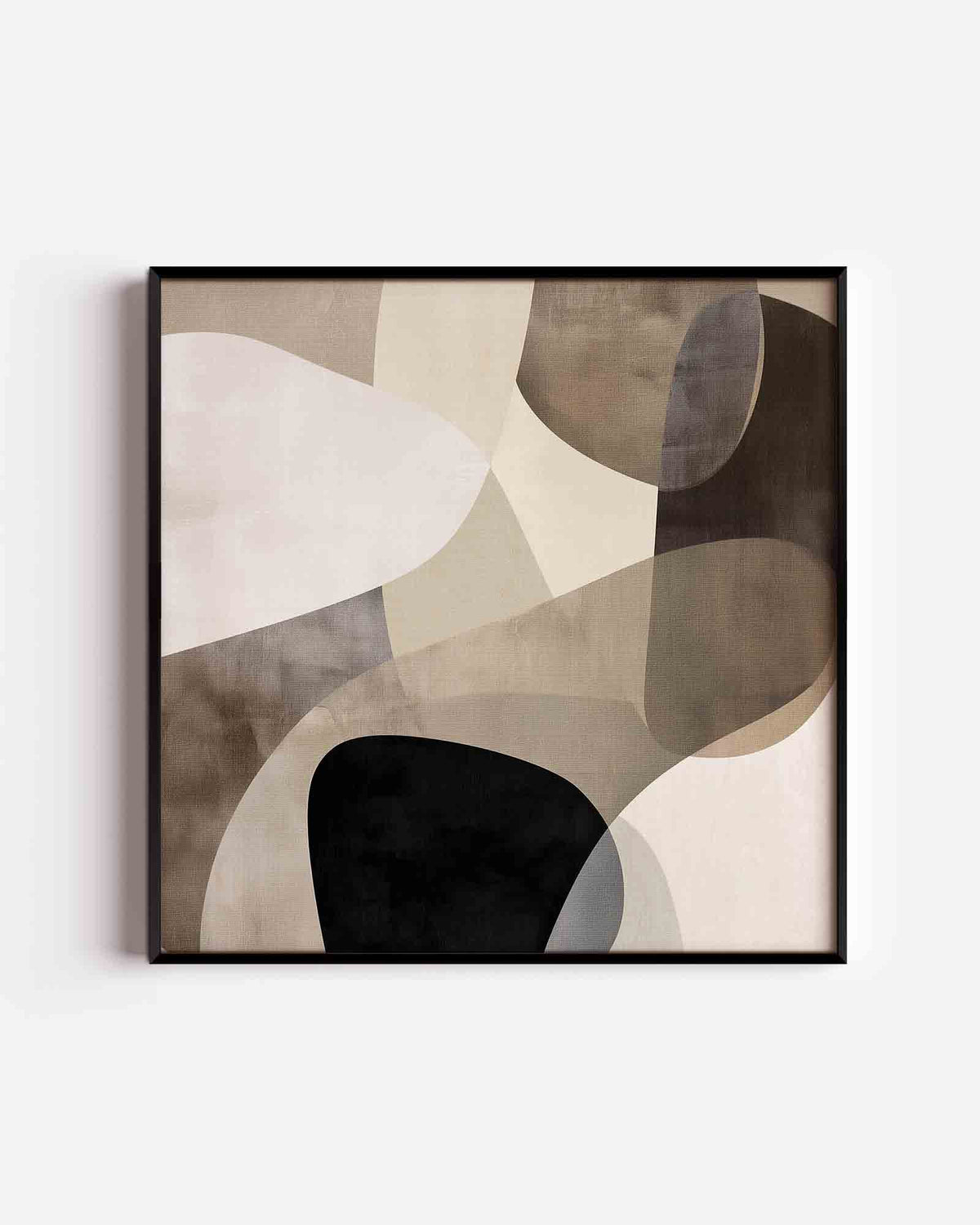Abstracte vormen – abstracte vierkante poster als wanddecoratie
