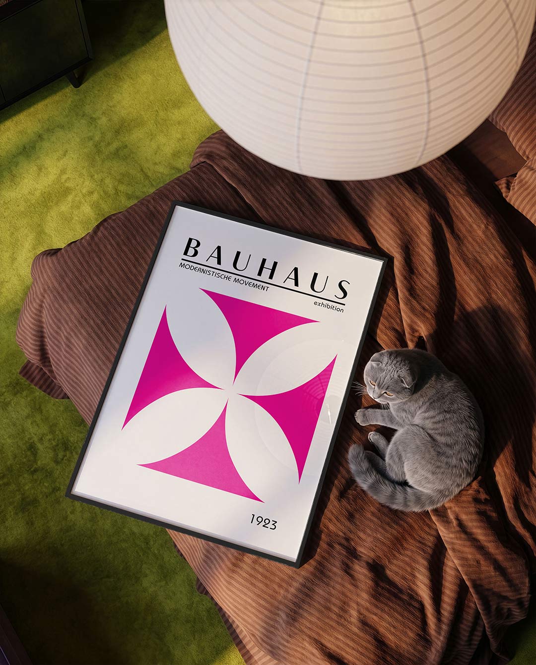 Vorm en kleur – moderne Bauhaus wandkunst als poster