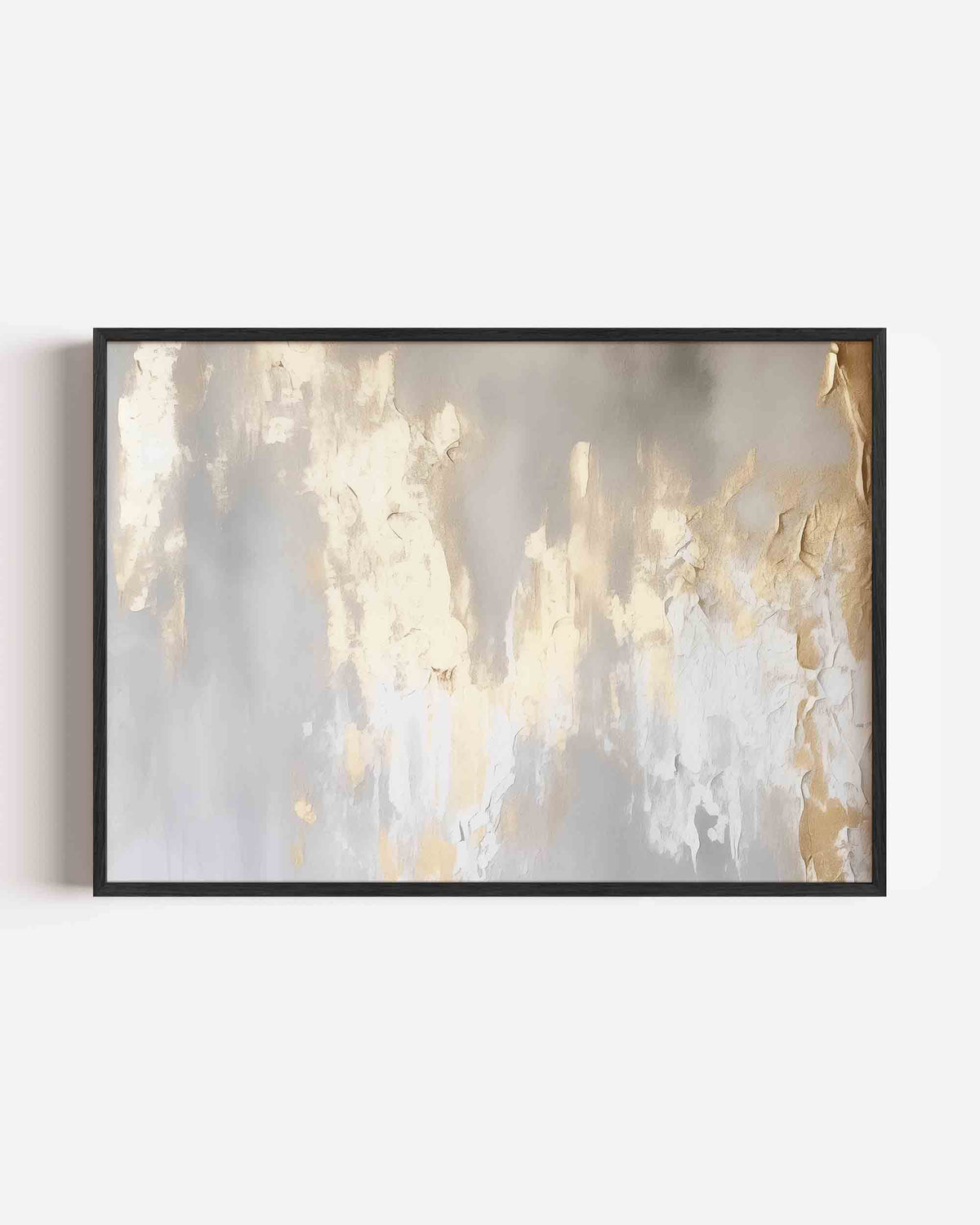 Gouden textuur – kleurrijke abstracte landscape poster als wanddecoratie
