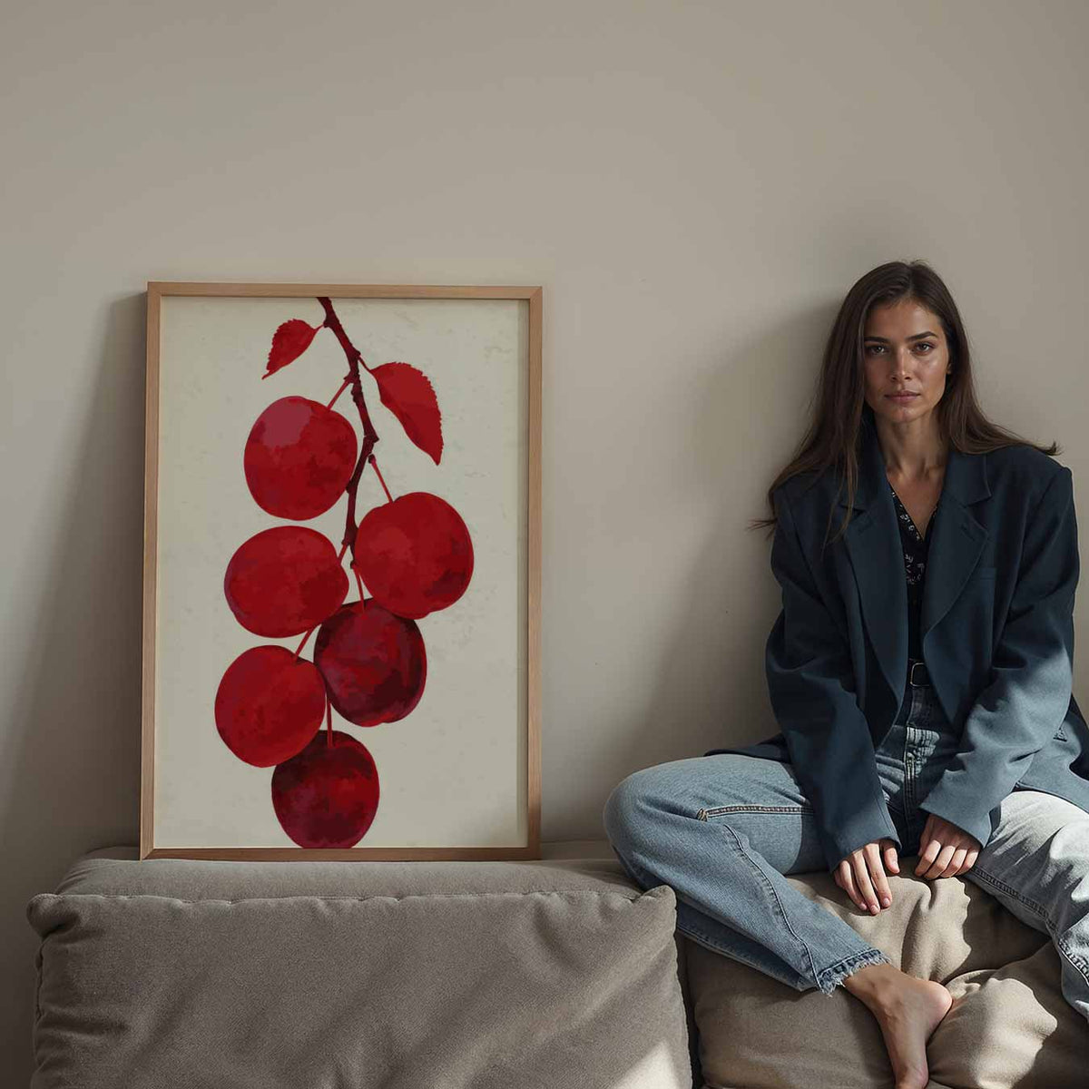 Vruchtenpracht – staande keuken wanddecoratie van WallArtistic