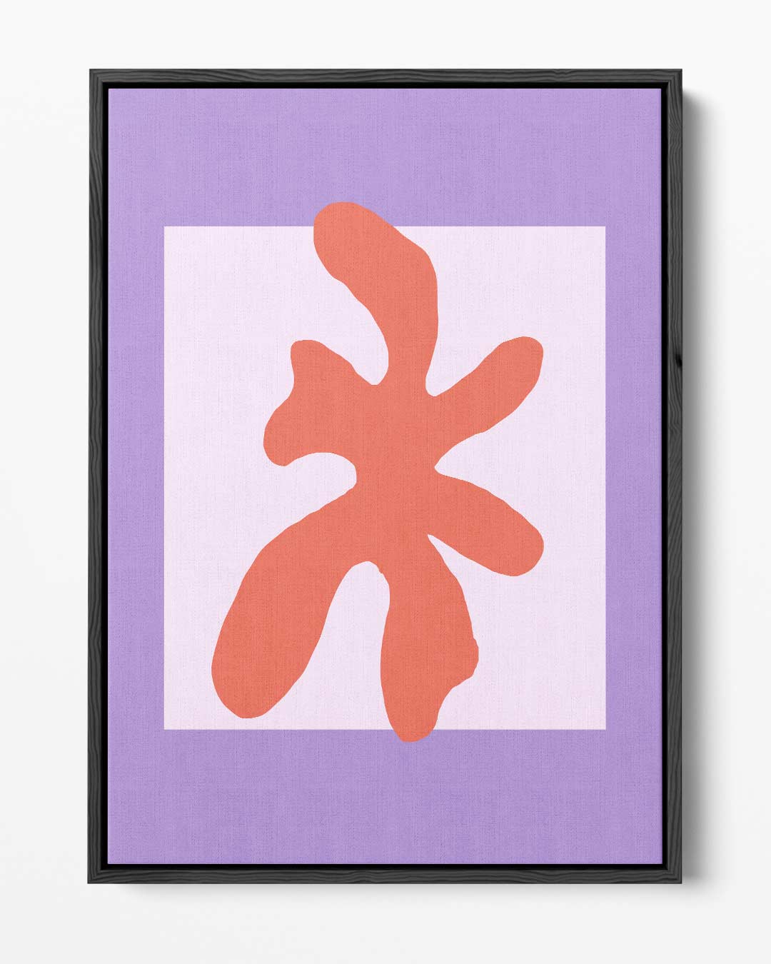 Vrolijk Abstract Design – portret kunstwerk als wanddecoratie