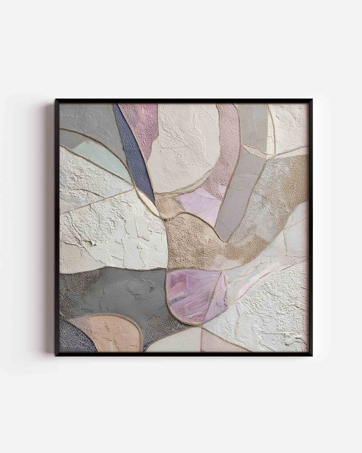 Abstracte vormen – abstracte vierkante poster als wanddecoratie