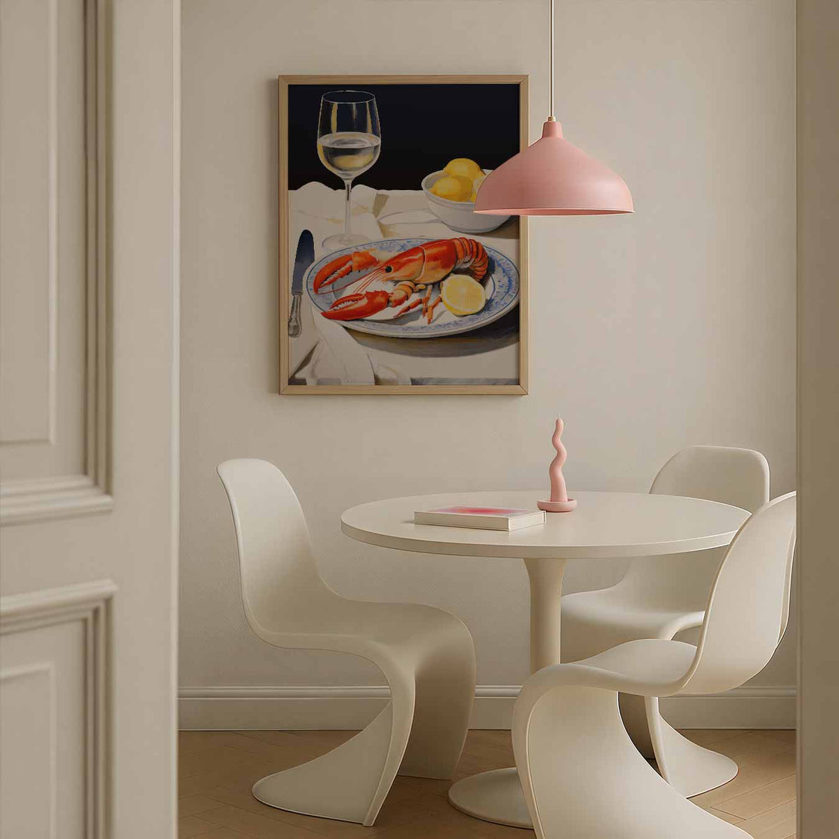 Luxe Diner Belevenis – culinaire wandkunst als portret poster
