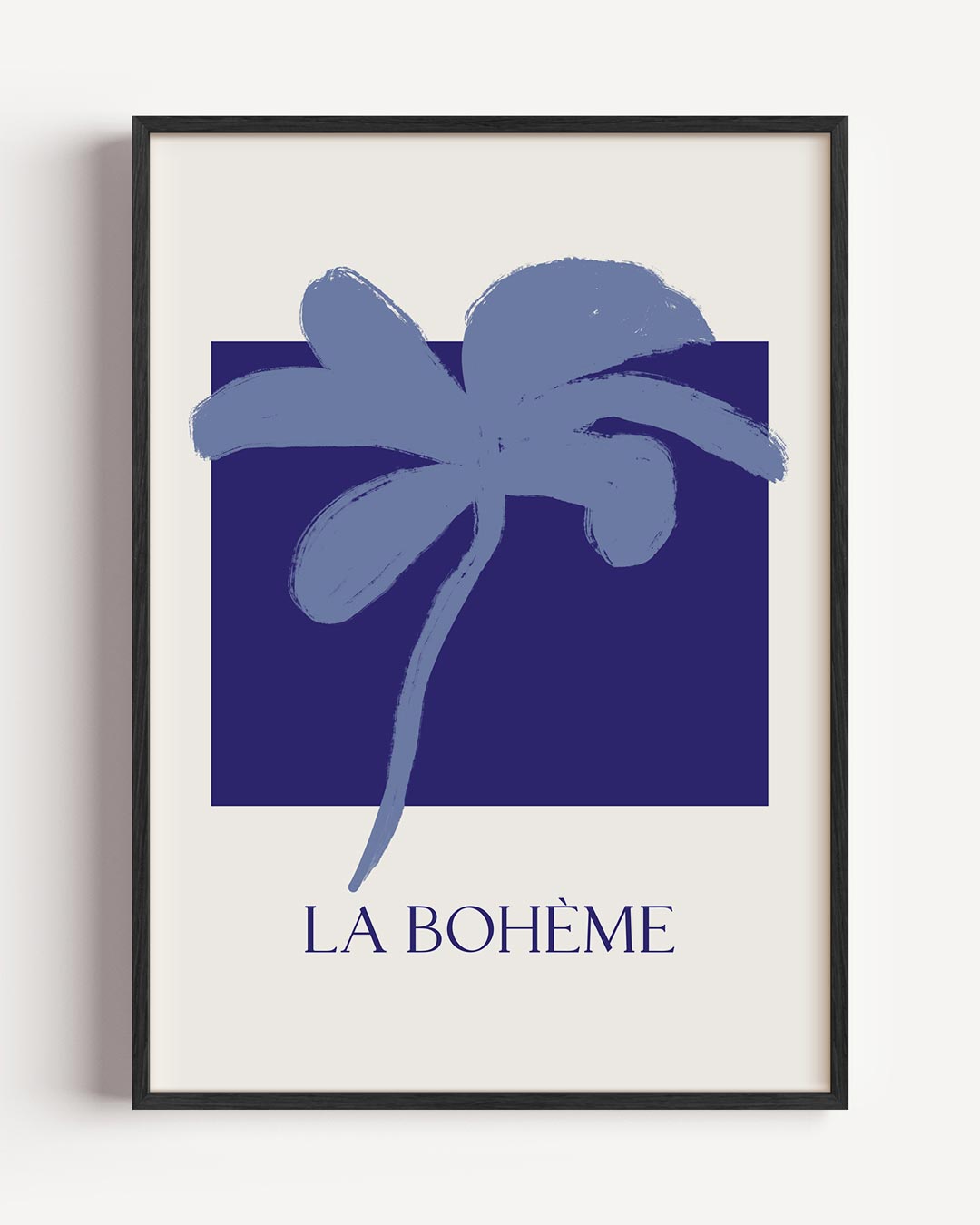 Abstracte – boheme portret poster als wanddecoratie