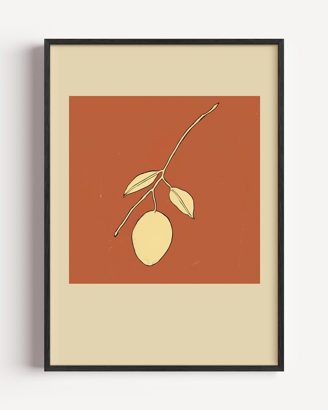 Citrus Charme – kerst portret poster als wanddecoratie