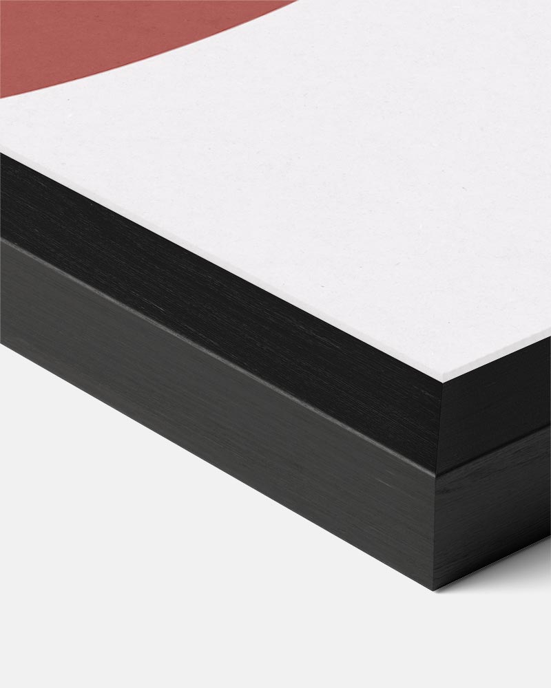 Organische Vormen – abstracte poster als moderne staande wanddecoratie