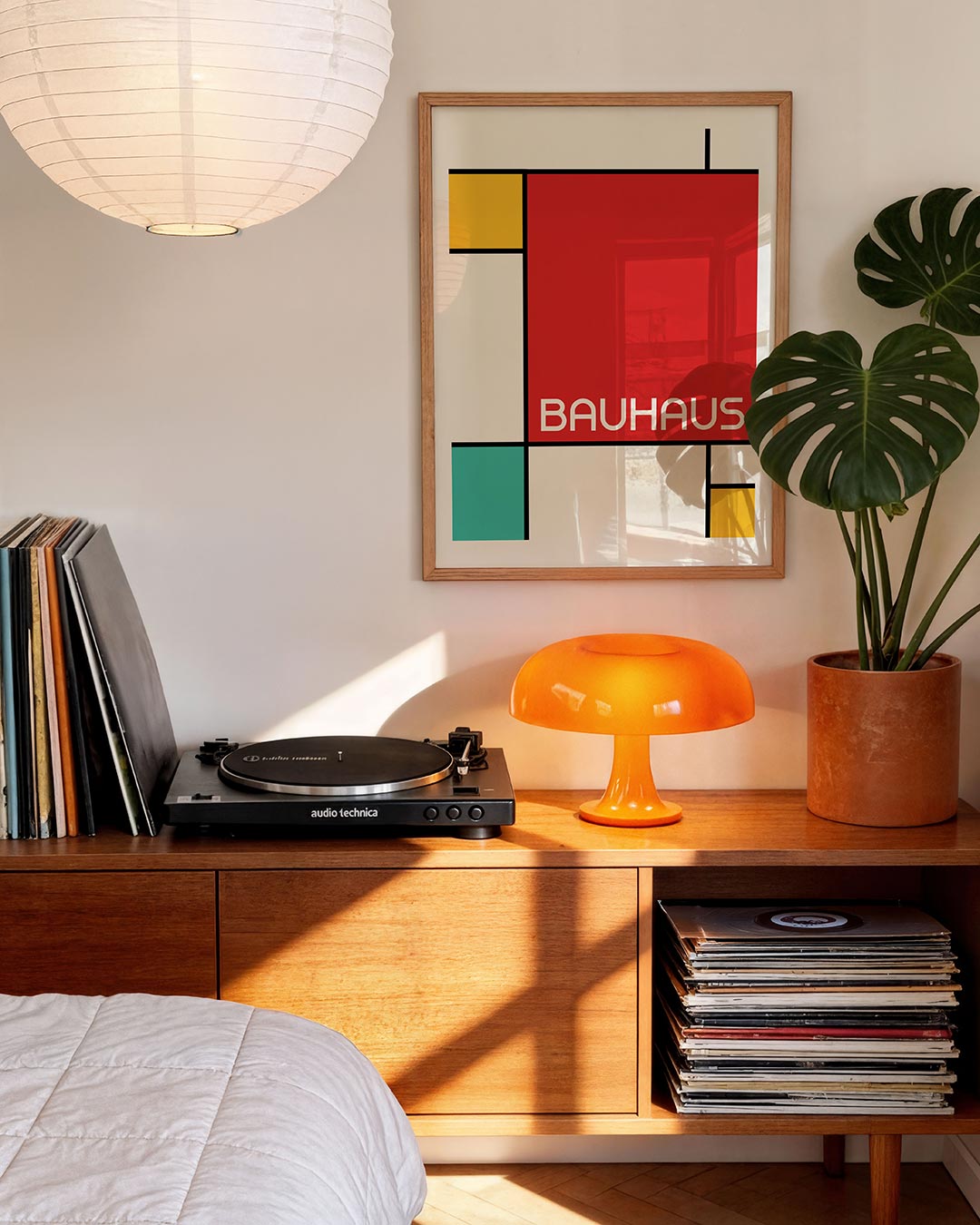 Vorm en kleur – moderne Bauhaus wandkunst als poster