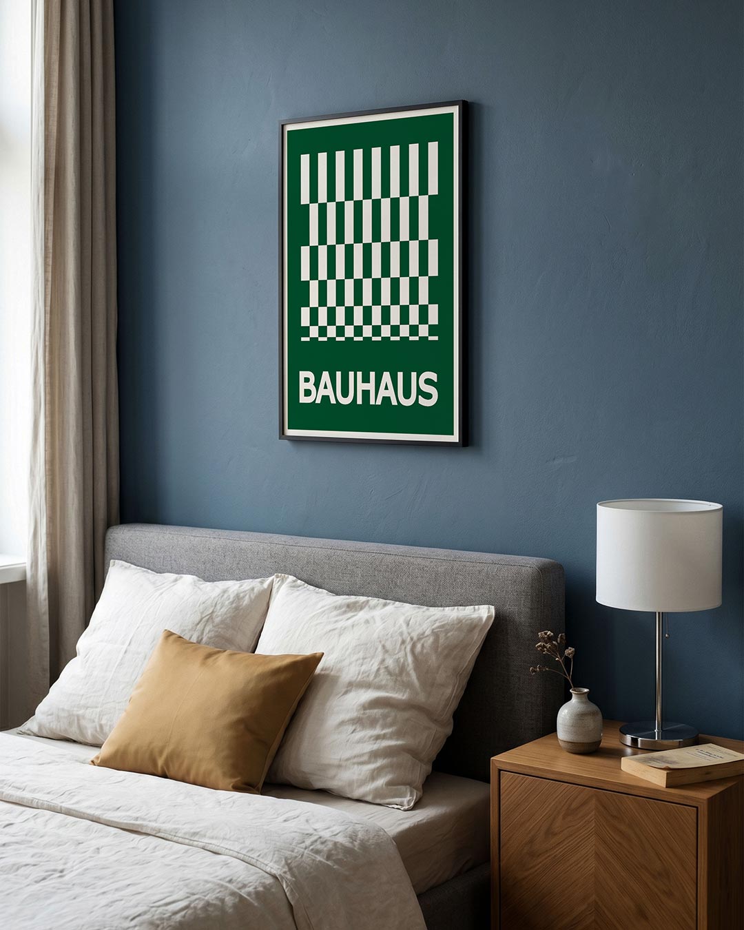  – staande Bauhaus poster voor aan de muur