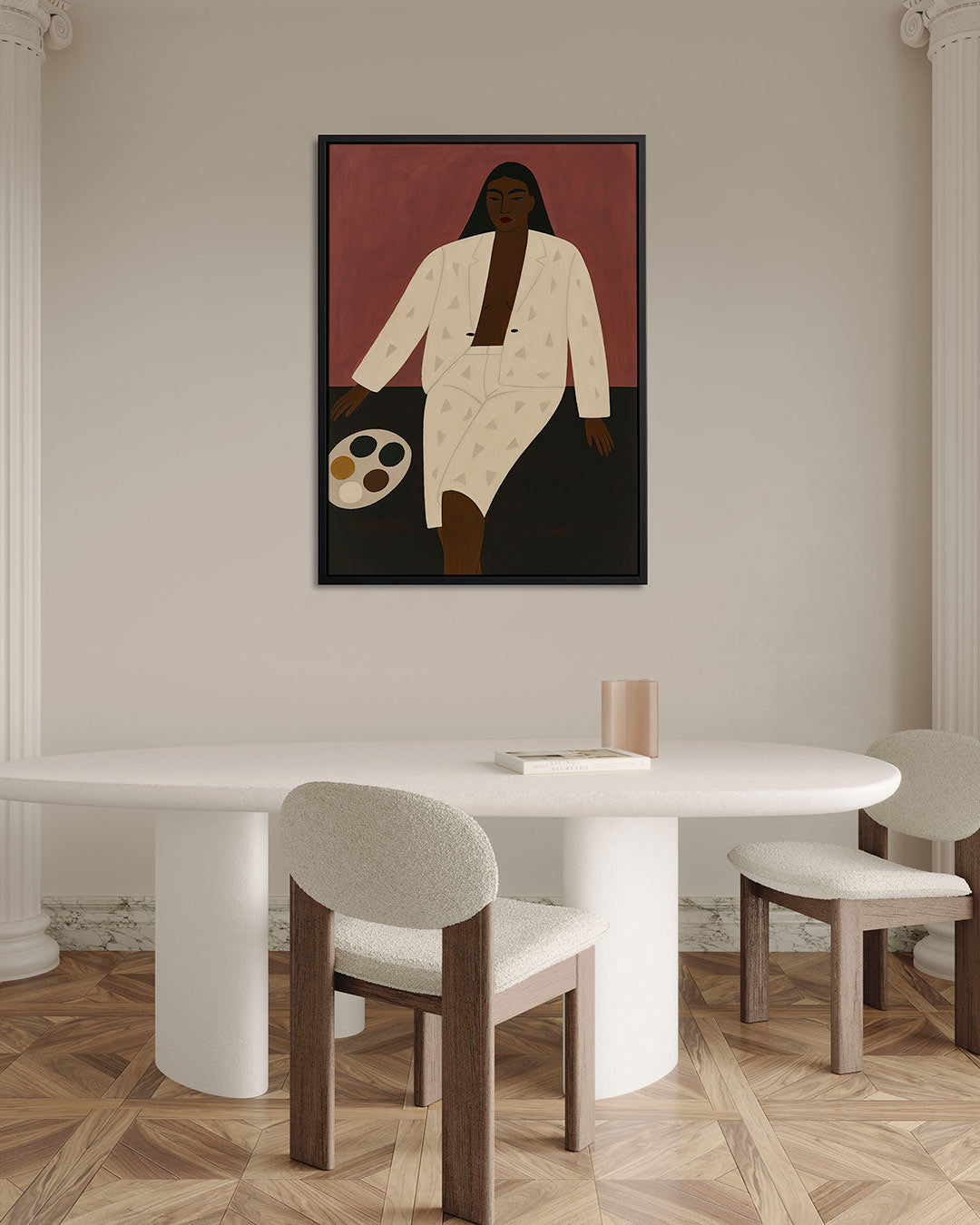 Geometrische compositie – alternatieve weergave van het kunstwerk