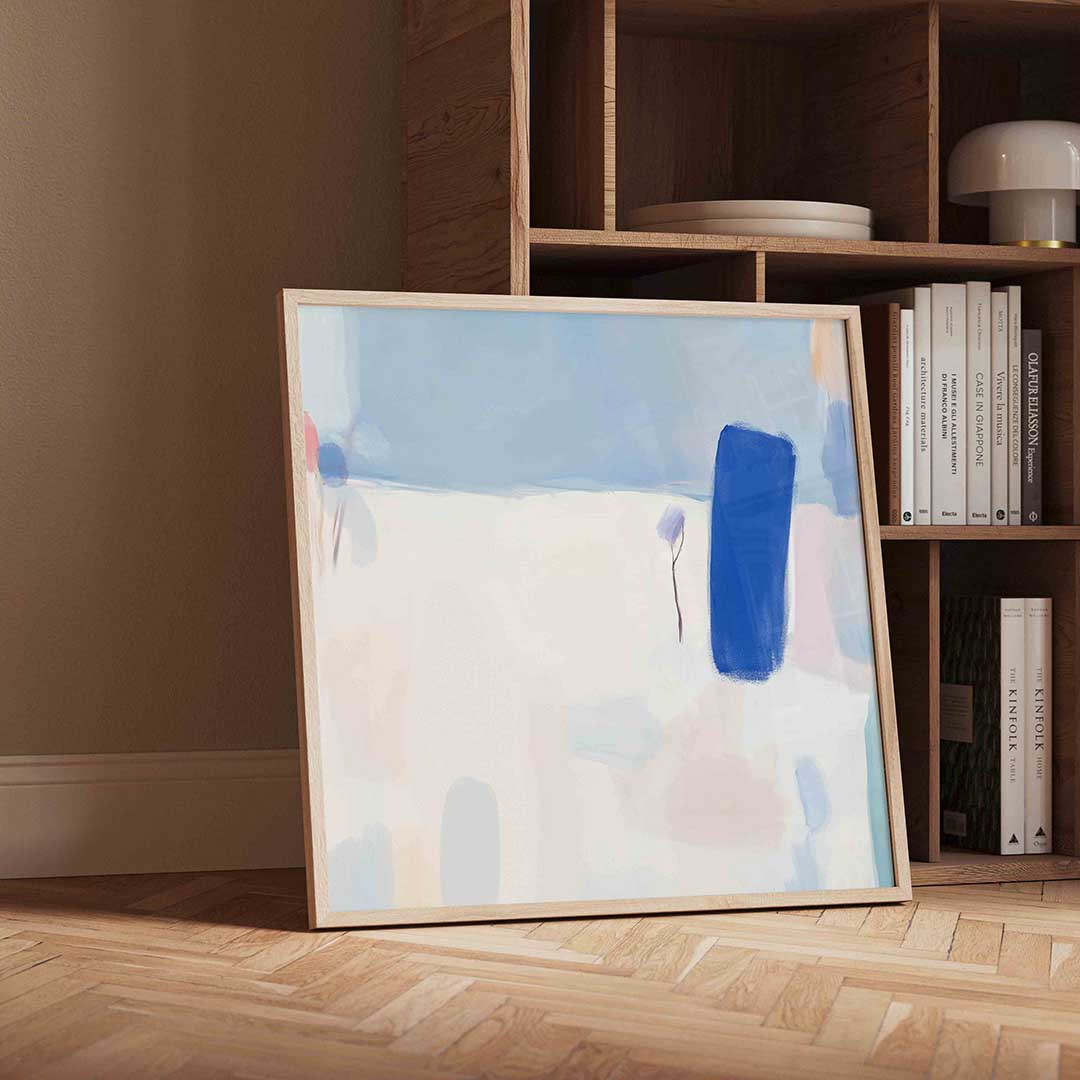 Abstracte vormen – moderne wandkunst met kleur en vormen als poster