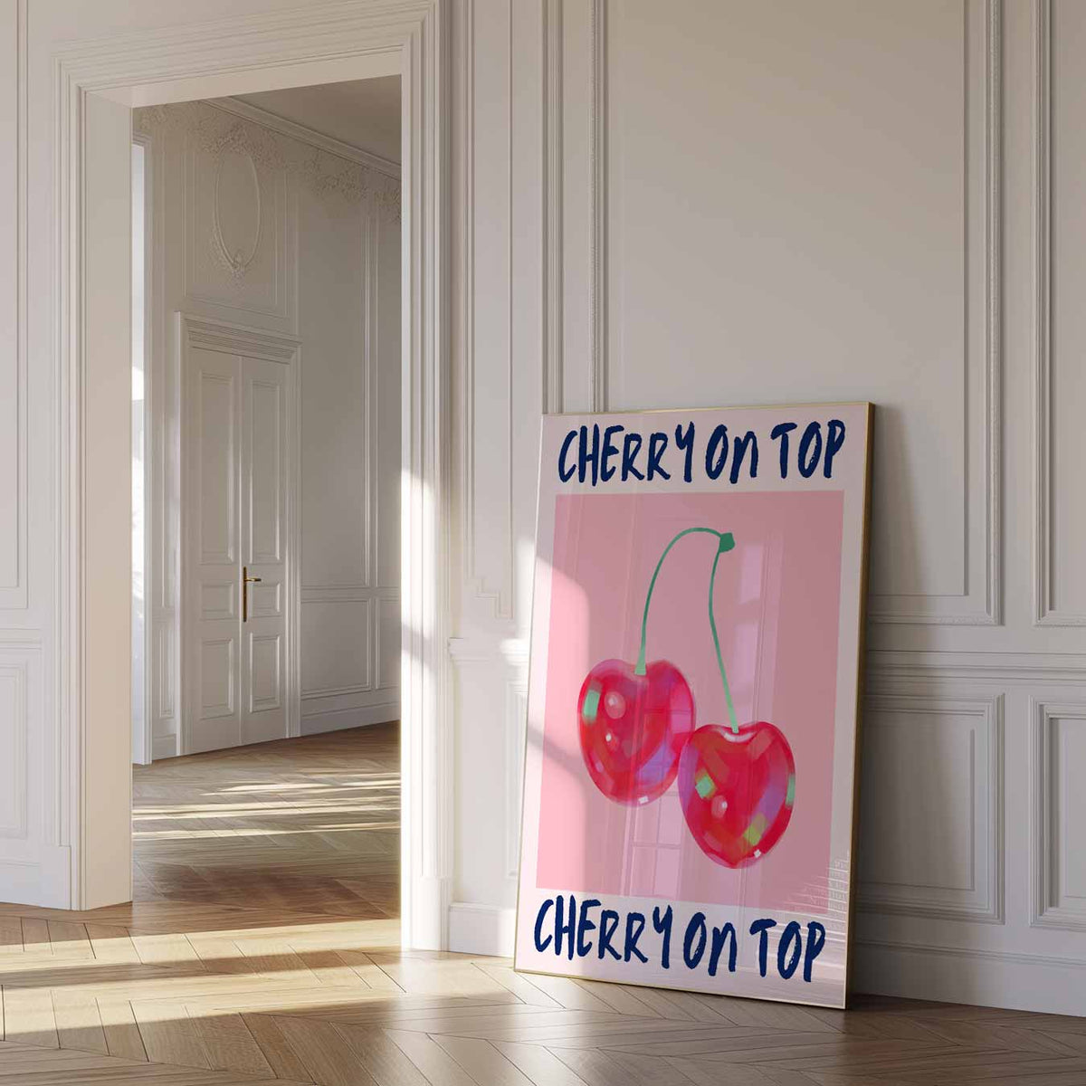 Cherry On Top – urban poster in staand formaat