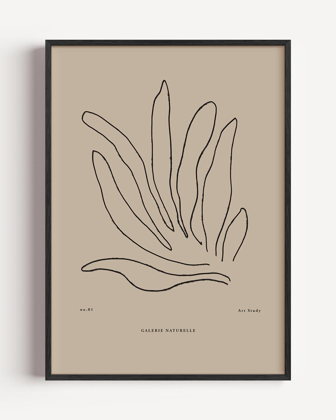 Botanische Lijntekening – botanische portret poster als wanddecoratie