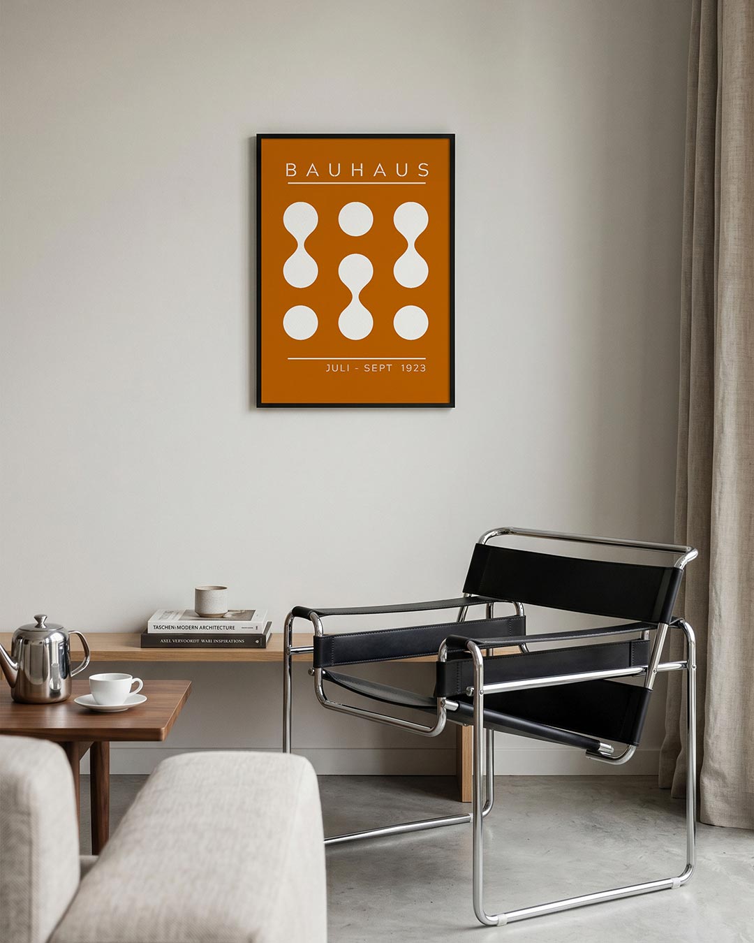  – geometrische Bauhaus poster in staand formaat