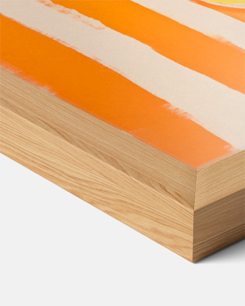 Zonnige Citrus – staande keuken wanddecoratie van WallArtistic
