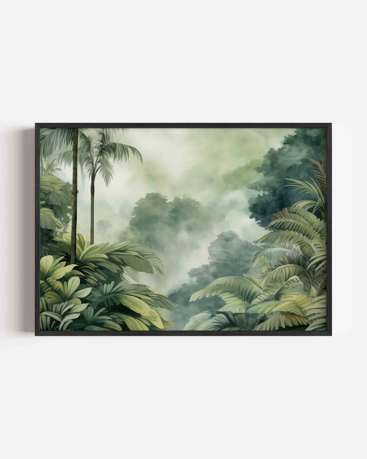 Tropische bladeren – jungle landscape poster als wanddecoratie