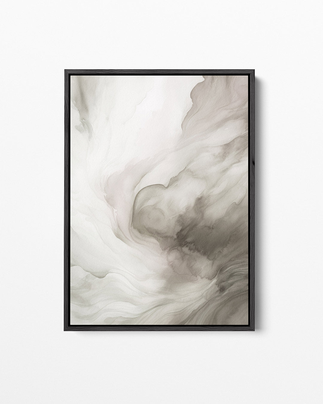 Vloeiende grijstinten – staand wanddecoratie kunstwerk