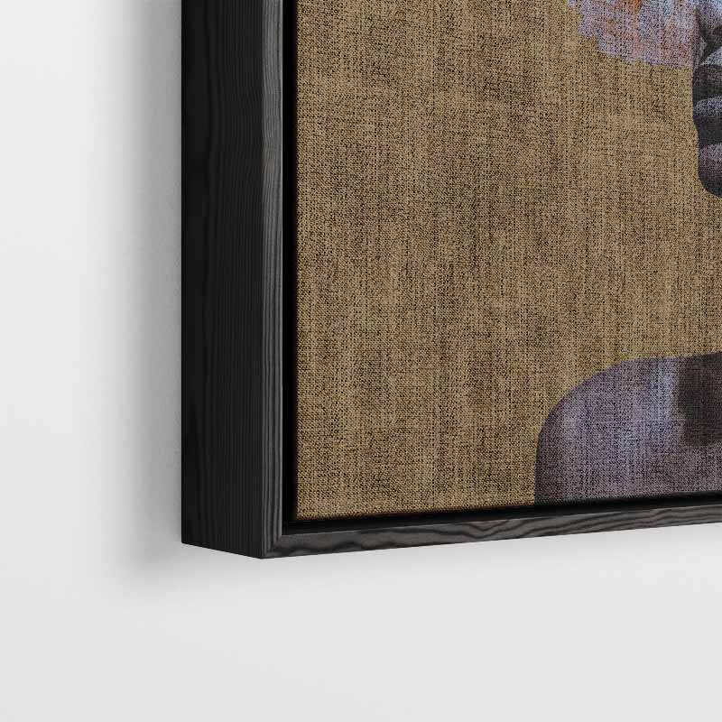 Bloemendroom Portret – plexiglas wanddecoratie in portret formaat