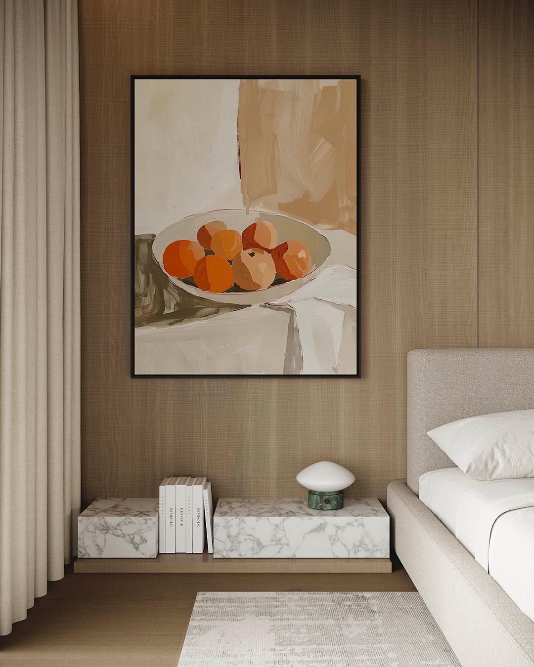Fruit in schaal – staand wanddecoratie kunstwerk