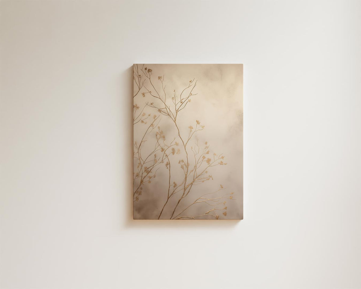 Gouden Takken in Mist – portret kunstwerk als wanddecoratie, afbeelding 15