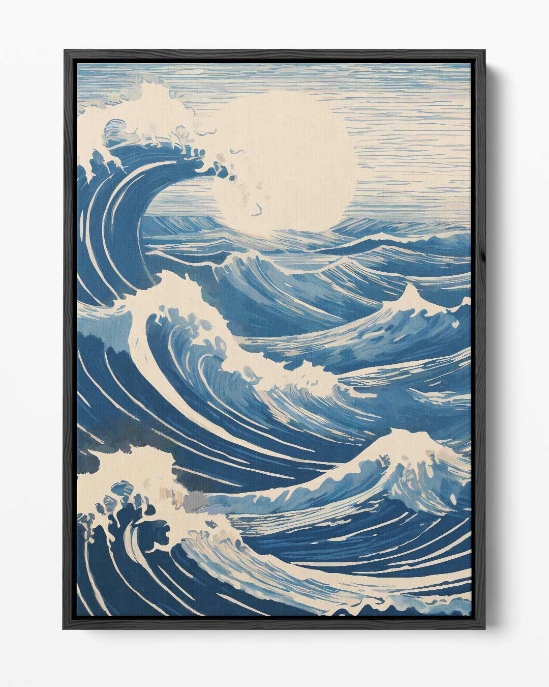 Golven van de Oceaan – portret kunstwerk als wanddecoratie