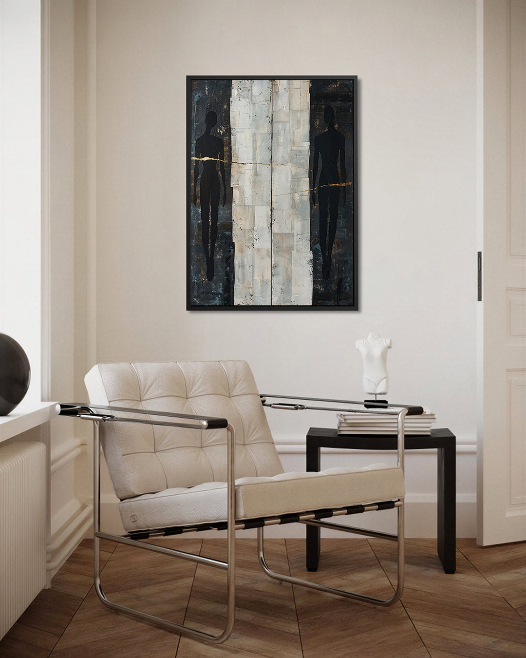 Silhouetten en texturen – kunstwerk als stijlvolle wanddecoratie