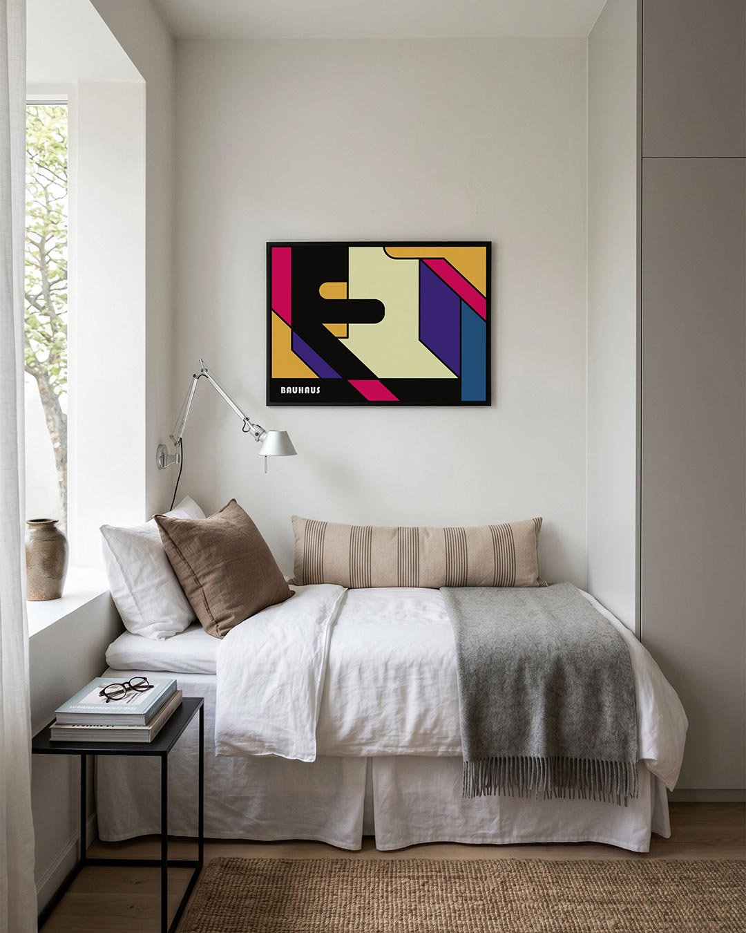 Vorm en kleur – moderne Bauhaus wandkunst als poster