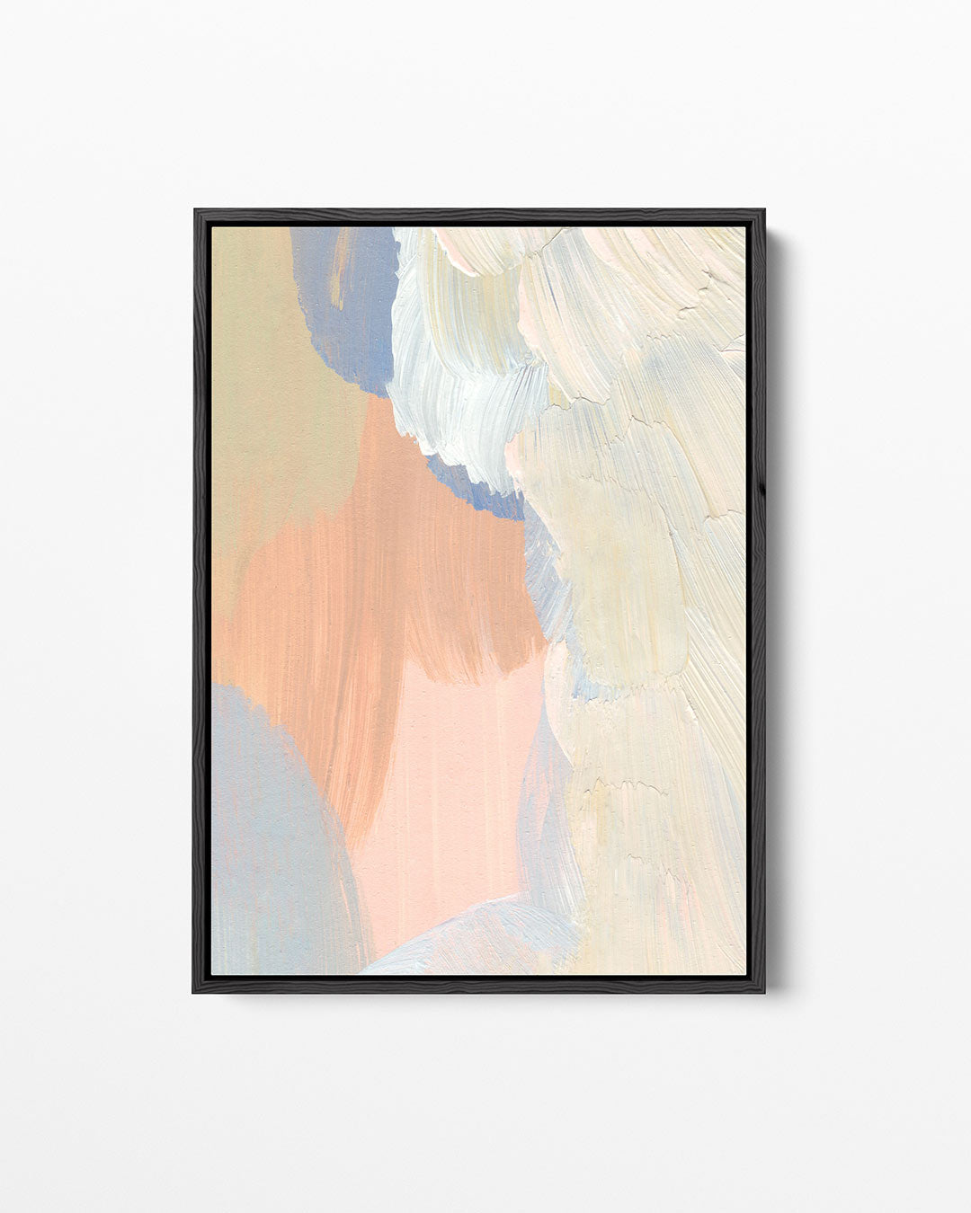 Zachte kleuren harmonie – staand wanddecoratie kunstwerk