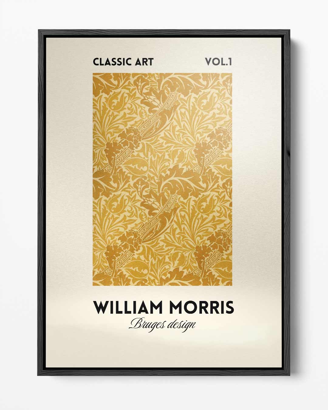 William Morris’ Bruges Design – portret kunstwerk als wanddecoratie