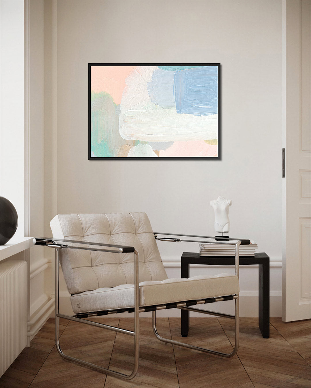Zachte kleurencompositie – Harmonieuze – kunstwerk op canvas, dibond of plexiglas
