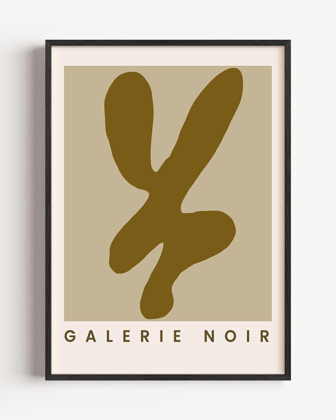 Moderne Abstracte Galerie – typografie portret poster als wanddecoratie